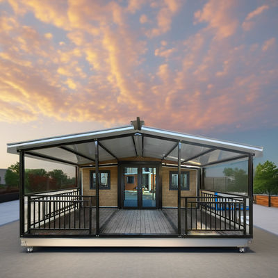 Prefabricated 20FT Expandable Container Home 40FT Luxury Container House With 2/3 Bedrooms Mobile Home
