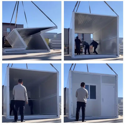 Secure And Stylish Detachable Container House With Aluminum And PVC Sliding Doors For Convenience