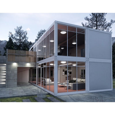 Modern Metal Structure Prefabricated House 3-Bedroom Luxury Portable Flat Pack Container Home