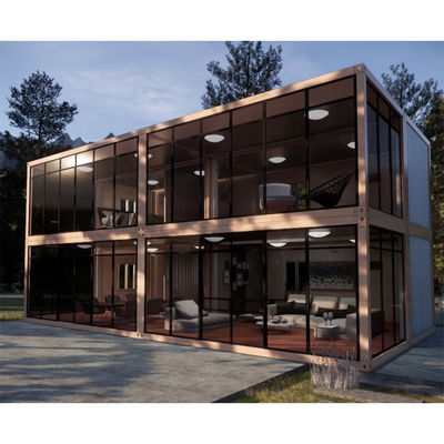 Modern Metal Structure Prefabricated House 3-Bedroom Luxury Portable Flat Pack Container Home