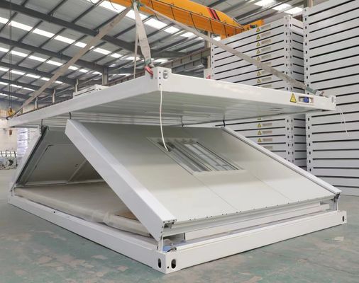 Prefabricated 20FT Luxury Foldable Container House Versatile Customizable Folding House