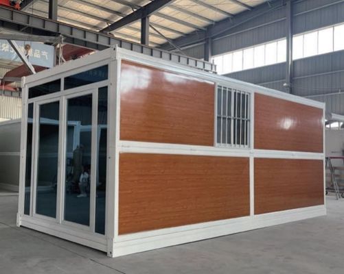 Prefabricated 20FT Luxury Foldable Container House Versatile Customizable Folding House