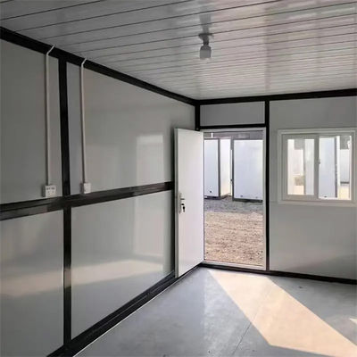 Rumah kontainer lipat yang dapat disesuaikan dengan struktur baja dan panel sandwich EPS