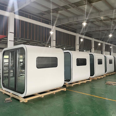Prefabricated 20FT 40FT Portable Luxury Modern Apple Cabin House For Office With Bathroom / Bedroom