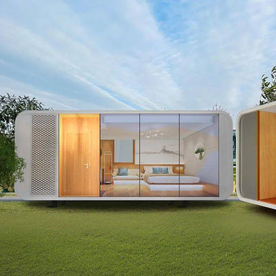 Apple Cabin House Galvanized Steel Frame And Metal Carved Panel For Durable And Stylish Exterior And Interior Walls