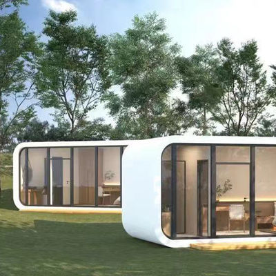 Apple Cabin House Galvanized Steel Frame And Metal Carved Panel For Durable And Stylish Exterior And Interior Walls