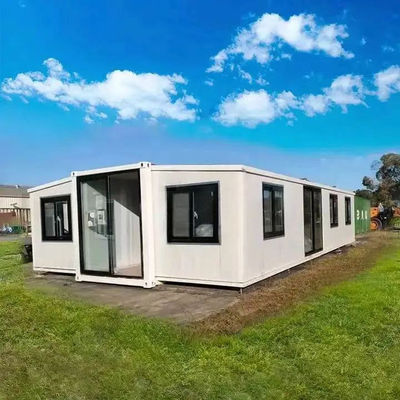 Expandable Container House Steel Frame Structure With EPS / Rock Wool Sandwich Panel Wall