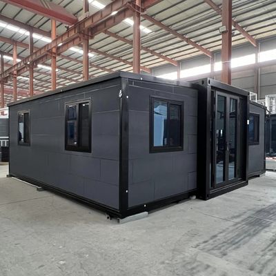 Rumah Kontainer Expandable Ukuran Maksimum 3500mm * 8000mm Dengan Kolom Tahan Angin