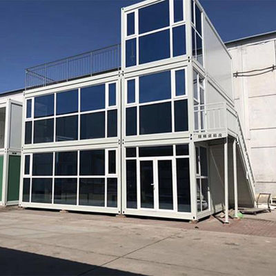 Mobil Prefabrikasi Detachable Container Rumah 20FT Frame Baja Rumah Premium