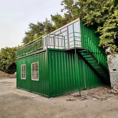 Mobil Prefabrikasi Detachable Container Rumah 20FT Frame Baja Rumah Premium