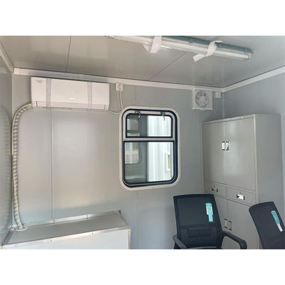 Mobil Prefabrikasi Detachable Container Rumah 20FT Frame Baja Rumah Premium