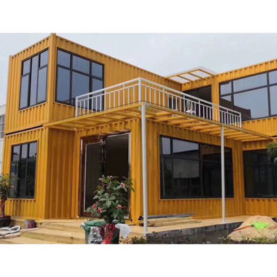 Flat Pack Container House Untuk Ruang Hidup Yang Nyaman Dan Portabel Dengan Panel Dinding Dan Atap Yang Terisolasi Dan Banyu
