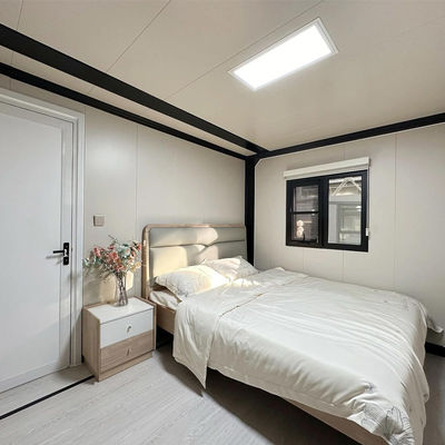 Casa de contenedores ampliable de 2 dormitorios de lujo prefabricada a medida