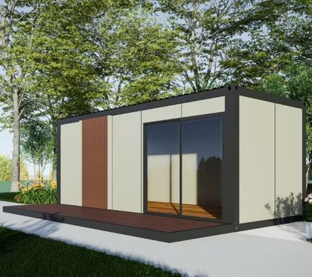 Detachable Container House With Rock Wool Sandwich Panel Door And Aluminum Alloy Door