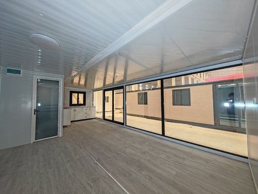 Grosir Ukuran Disesuaikan Warna 20ft 40ft Lipat Prefabrikasi Modular Expandable Kontainer House Portable Kontainer House