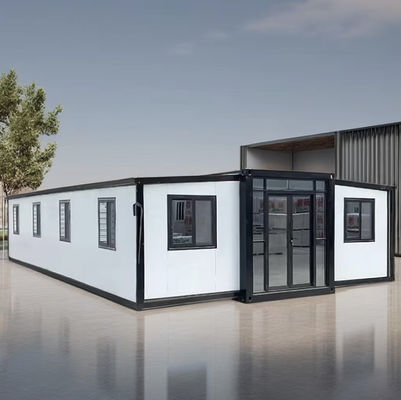 Rumah Kontainer Expandable Untuk Mudah Pemasangan Dan Pemisahan Kerangka Baja Dengan Panel Sandwich EPS / Rock Wool
