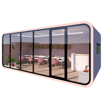 Apple Cabin House Galvanized Steel Frame and Metal Carved Panel for Durable and Modern Structure