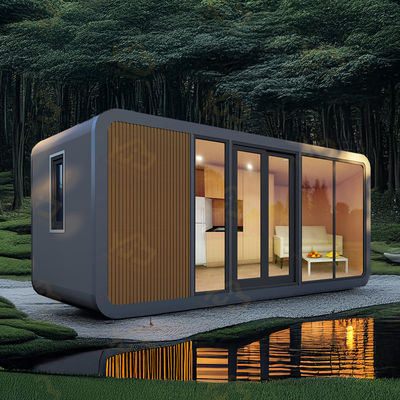 Apple Cabin Prefab Homes Modular House Apple Cabin Capsule House Sleeping Room Apple House With a Terrace
