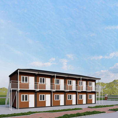Flat Pack Container Prefabricated Mobile Living House Kantor Toko Kios Kamar Tidur Villa Outdoor Hotel