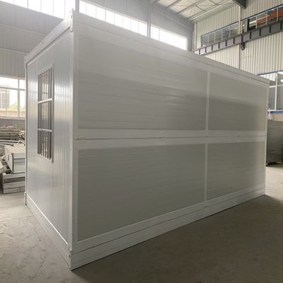 Taşınabilir Modüler 20ft 40ft Katlanabilir Küçük Evler Hızlı Katlanabilir Düz Paket Katlanabilir Konteyner Ev Dükkan Kamp Evler