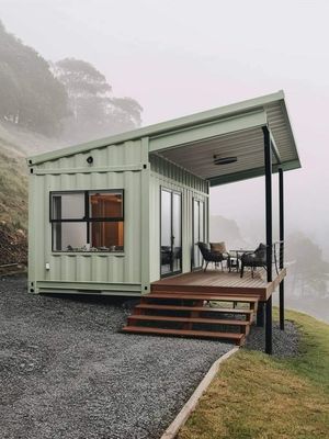 Luxury Prefabricated Flat Pack Container Home With Bedroom / Bathroom