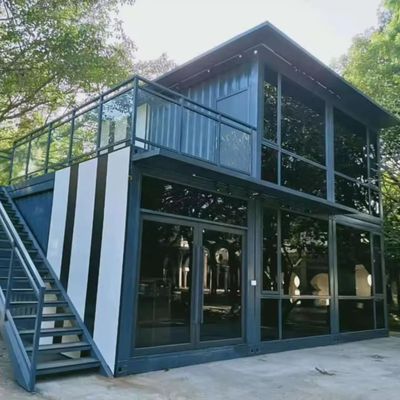 Quick Build Mobile Prefab Modern Luxury Prefabricated 20 Ft Container House For Home Office With Furniture And Bathroom