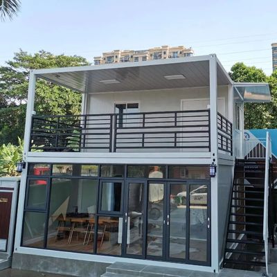 Quick Build Mobile Prefab Modern Luxury Prefabricated 20 Ft Container House For Home Office With Furniture And Bathroom