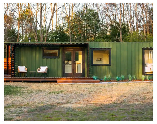 Two Story Prefabricated House Waterproof Detachable Container Homes