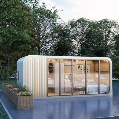 Modular Hotel cápsula con 2 dormitorios de lujo Prefabricado Apple Cabin House