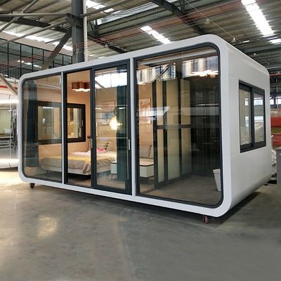 Modular Hotel cápsula con 2 dormitorios de lujo Prefabricado Apple Cabin House