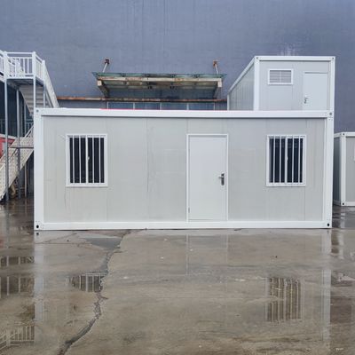 Rumah Kontainer Modular dengan Panel Sandwich EPS tahan api dan berbagai pilihan kustomisasi pintu