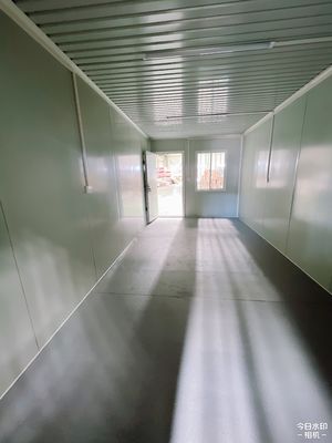 Rumah Kontainer Modular dengan Panel Sandwich EPS tahan api dan berbagai pilihan kustomisasi pintu