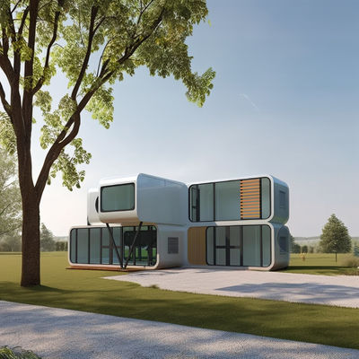 Contemporary Design High Quality Modular House Outdoor Camping Residence 40Ft Apple Cabins