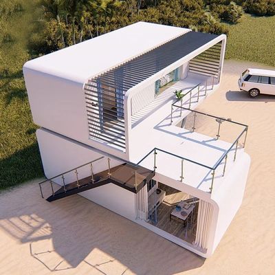 Modern Capsule Apple Cabin Luxury Villa Prefab House 20ft 40ft Modular Apple House Modern Design Steel Cabin Apple