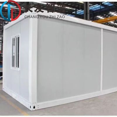 20ft Ready-to-Use Prefab Steel and Wooden Container House Detachable Modular Office
