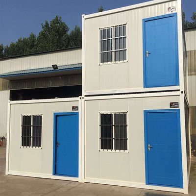 20ft Ready-to-Use Prefab Steel and Wooden Container House Detachable Modular Office