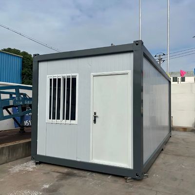 20ft Ready-to-Use Prefab Steel and Wooden Container House Detachable Modular Office