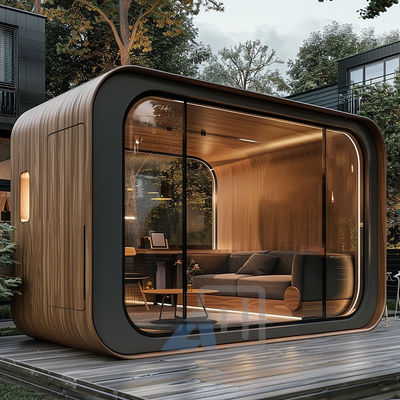 Prefabricated ApplePod Cottage 40FT Apple Cabin House Residential Villa Working Use