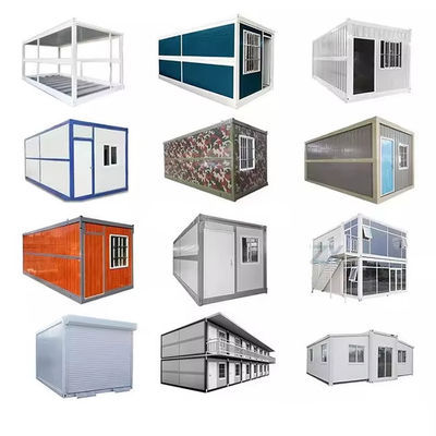 Customizable Folding Container House Strong Steel Structure and Insulated Wall Panels Available