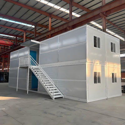 Customizable Folding Container House Strong Steel Structure and Insulated Wall Panels Available