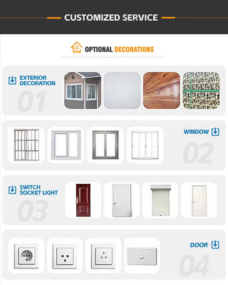 Customizable Folding Container House Strong Steel Structure and Insulated Wall Panels Available