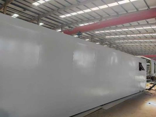 Modern And Stylish Apple Cabin House Galvanized Steel Frame Metal Carved Panel
