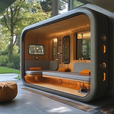 Apple Cabin Prefabricated House Mobile House Waterproof Steel Bedroom Bathroom Hotel
