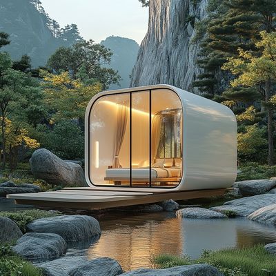 Apple Cabin Prefabricated House Mobile House Waterproof Steel Bedroom Bathroom Hotel