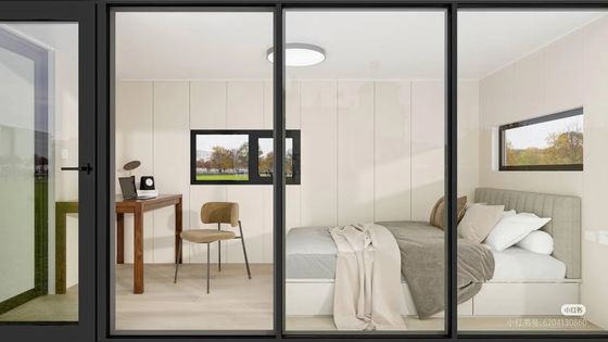 Contemporary 20ft 40ft Prefab Cabin House Apple Mobile Working Pod for Office