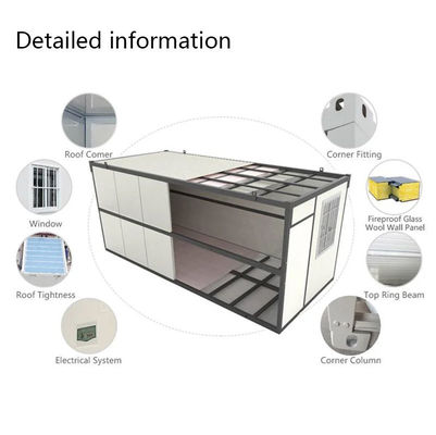 Flexible and Adaptable Folding Container House for Temporary Educational and Healthcare Facilities