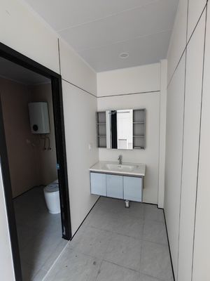 บ้านสำเร็จรูปขนาด 20/40 ฟุต, บ้านตู้คอนเทนเนอร์สำหรับอยู่อาศัยพร้อมสวน, บ้านแอปเปิล