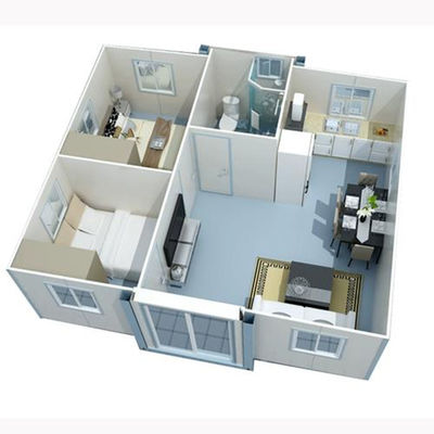 Expandable Container House Expandable and Innovative Living Space with Steel Frame and Insulated Wall Panels