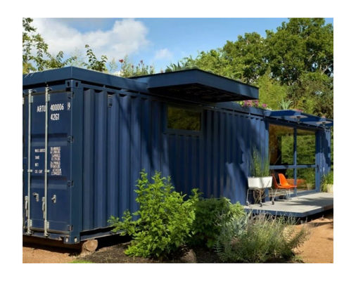 Bending Steel Plate and Rock Wool Sandwich Panel Perfect Combination for Folding Container House