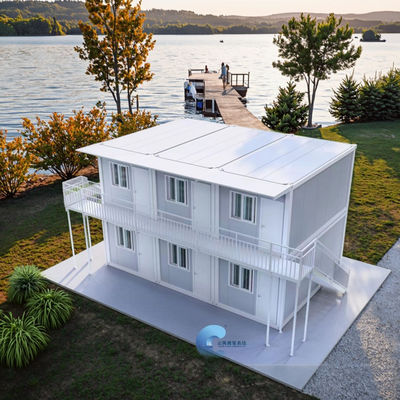 Detachable Container House Steel Structure And Wall Panels Easy Assembly And Transportation 50/75/100mm EPS/Rock Wool Sandwich Pane